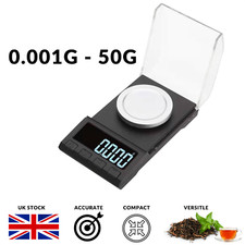 Pro Digital Scales 50g/0.001g Jewellery Gold Weighing Mini Pocket Electronic