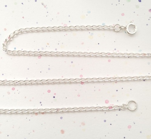 Sterling silver chain bracelet - sterling,
