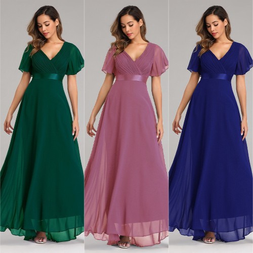 Long evening ball - gown, formal