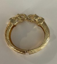 VTG  DOUBLE ELEPHANT HEAD GOLD