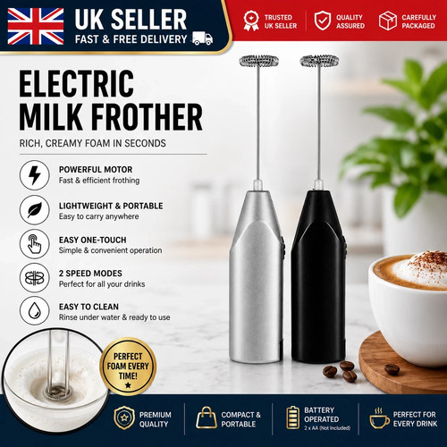 Electric milk frother handheld - electric,