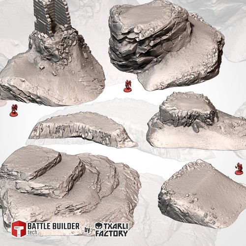 Hills terrain 28mm 32mm - hills,