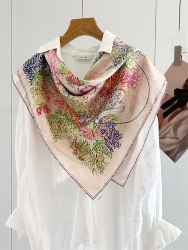 100 mulberry silk scarf - mulberry,