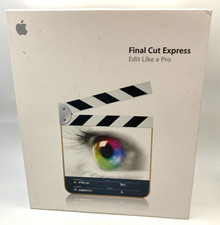 Apple Mac Final Cut Express Software Edit Like  Pro 2003