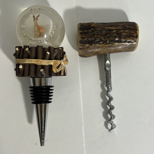 Set wood corkscrew reindeer - set,,