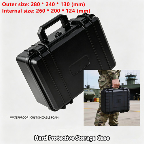 Waterproof hard flight - hard, case