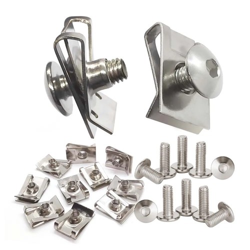 10pcs stainless steel nut - stainless, u