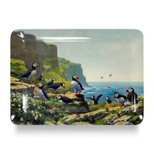 Puffins Roosting Melamine Tray