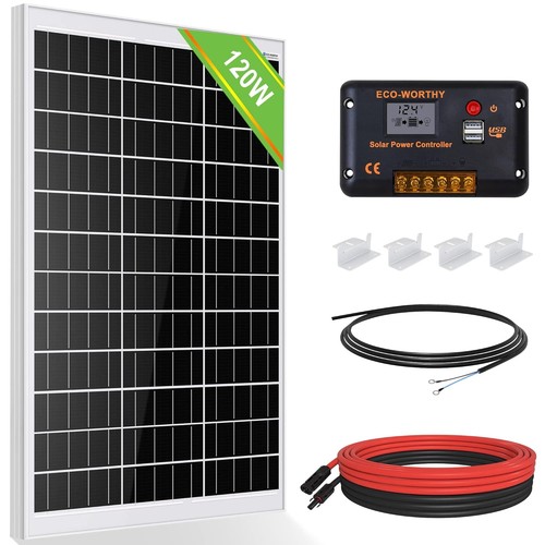 120w 12v solar - 12v, kit