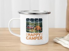Happy Camper enamel Tin