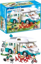 Playmobil 70088 Family Camper, Outdoor Camping Toy, Fun Imaginative Role-Play
