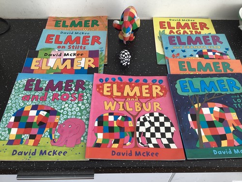 Elmer the elephant books - 10,