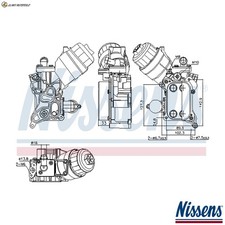 OIL COOLER ENGINE OIL 91355