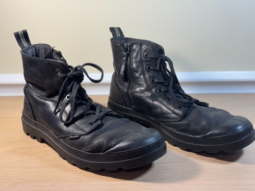 Palladium pampa zip - zip, black