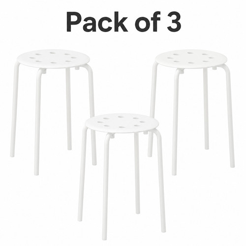 Ikea marius stool white - ikea, cm