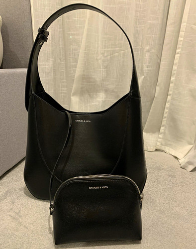 Charles keith black faux - black,