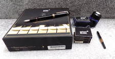 Montblanc Meisterstuck 145 Chopin Fountain Pen 14K Gold M Nib Complete Box Set
