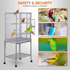 White Bird Parrot Cage