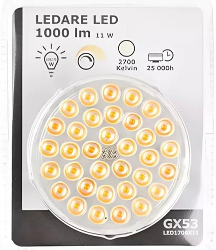 Ikea ledare gx53 1000lm led - ikea,
