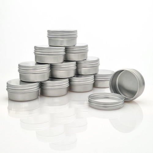 25x small 15ml silver - 25x, round