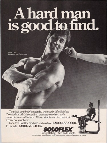 Soloflex frank zane magazine - frank,