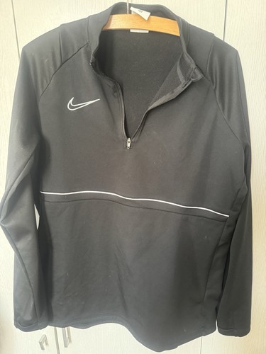 Nike black track top - track, size