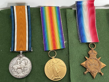 World War 1 Medal Trio-6153 T McKenna-Deck Hand,Royal Navy Reservist-Militaria.