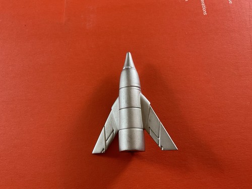 Small metal rocket part - metal, ,