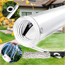 Clear Tarpaulin with Eyelets