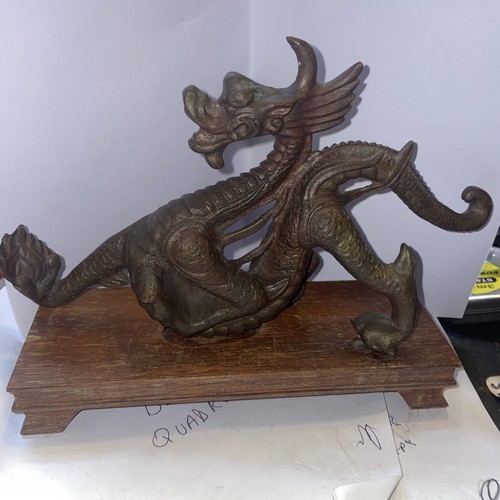 Antique bronze dragon - bronze,