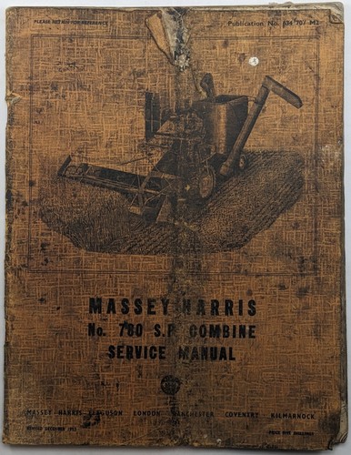 Massey harris service manual - massey,