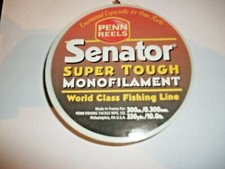 Penn Senator Super Tough One Shot Mono Fishing Line 300m10lb,£1 to £3.49 a spool