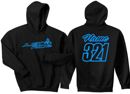 Just ride atv quad hoodie - just,