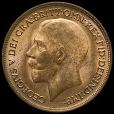 1917 George V Penny, A/UNC #2