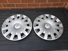Two Citroen C3 15" Wheel Trim Genuine Original C4 Berlingo Picasso