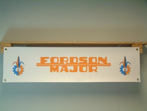 Fordson major tractor banner - fordson,
