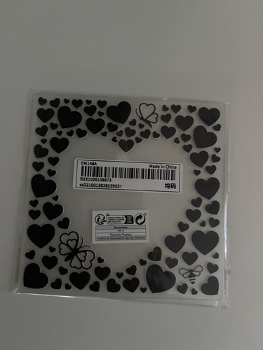 Embossing folder hearts - embossing,
