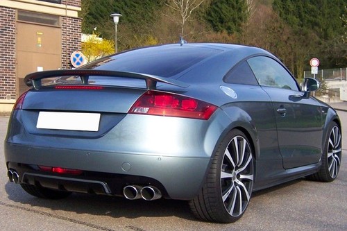 Audi rear bumper spoiler - rear,