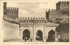 Old postcard morocco fez - old,