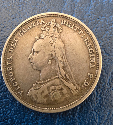 1887 queen victoria silver - 1887,