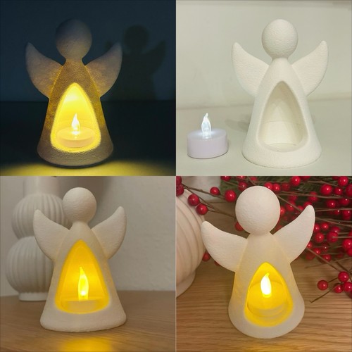 Printed lovely white angel - 3d,