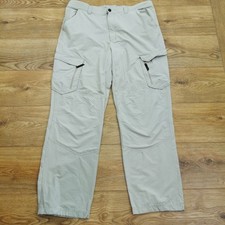 Musto Hiking Trousers Mens W38 L32 Beige Walking Pockets Waterproof Evolution