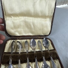 Vintage Set of 6 Silver Plated
