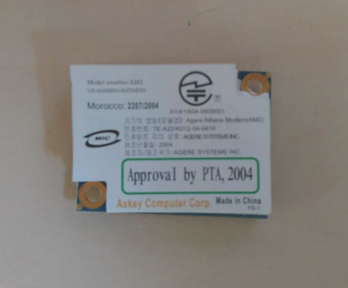 Toshiba satellite a100 modem - toshiba,