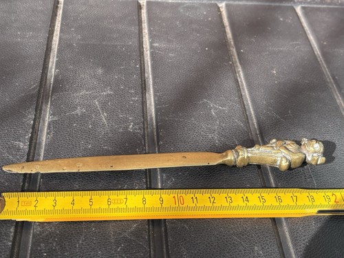 Letter opener brass victorian - letter,