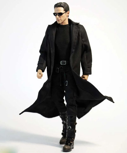Scale men long trench - 1/6,