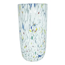 Large Murano Glass Vase White