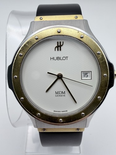 Hublot mdm quartz rare white - hublot,