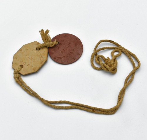 Ww1 officers dog tags lieut - tags,
