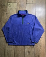 Patagonia Purple Green 1/4 Zip